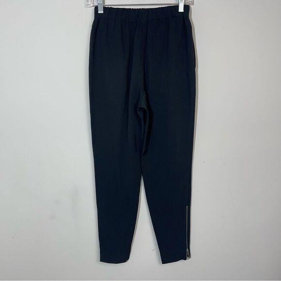 Everlane The Japanese GoWeave Zip Track Pant Black Pull On High Rise Minimalist - Picture 7 of 16